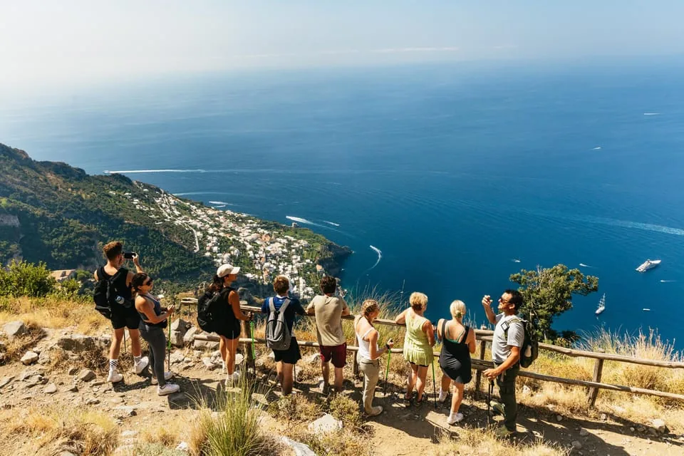 From Sorrento: Path of the Gods Guided Hike with Transfers